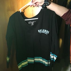 Black long sleeve Orlando shirt